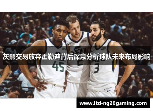 灰熊交易放弃霍勒迪背后深意分析球队未来布局影响